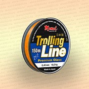 Леска рыболовная Trolling Line, оранжевая, 150 м 0,33 мм тест 11 кг фото