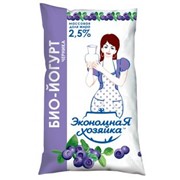 Био-йогурт черника 2.5% “Экономная хозяйка“ фото
