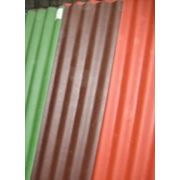 Шифер 8-ми волновой пигментированный (красный, зеленый, коричневый) фотография