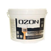 Краска-грунт 2,7 л OZON Korrostop база А по металлу полуматовая ВДАК 155 фото
