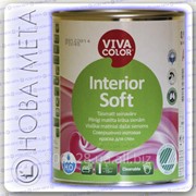Стойкая к мытью совершенно матовая краска для стен и потолков Interior Soft Vivacolor база С 0,9л фото