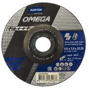 Зачистной круг Norton Omega по мет. 125х7, 0х22,23-BF27 A24S 66253370046 фото