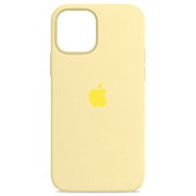 Силиконовый чехол iPhone 12/12 Pro, Лимонный крем фото