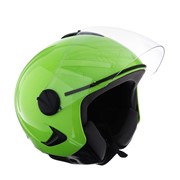 Шлем открытый с визором, зеленый, размер XL, OF635 фотография