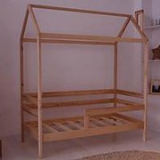 Кровать - домик натуральный Инканто Dream Home Karelian pine без ящиков фото