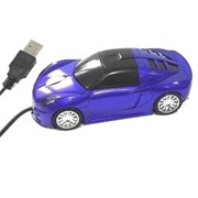 Мышь для ПК в виде автомобиля синяя А8 USB