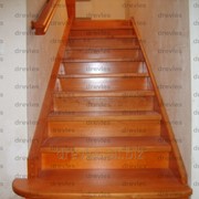 Лестницы деревянные, отделка бетонных лестниц деревом фото