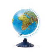 Глобусы Глобен Глобус диаметр 250 мм Физико-политический, подсветка от батареек, классик, рельефный, евро,