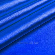 Ткань Креп-сатин синий электрик фото