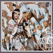 Набор для вышивки картины Покахонтас 73х72см фото