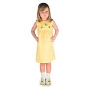 Платье детское желтое фото