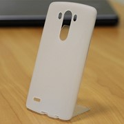 Чехол силиконовый матовый для LG G3 белый фото