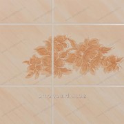 Панель листовая «Eucatex», бежевая лилия, плитка 15х20