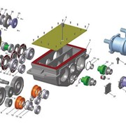 Раздаточная коробка 2-43А-00 (3D-модель) фотография