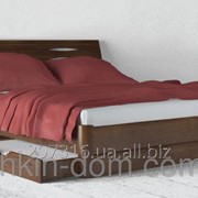 Кровать двуспальная Марита Макси с 4 ящиками, массив бука фото