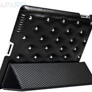 Чехлы ION Funky Punky Leather Case Black для iPad 2