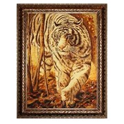 Панно Тигр с янтаря (0-353-2) фото