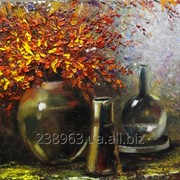 Картина холст масло “Осенний натюрморт“ фото
