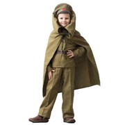 Карнавальный костюм для детей Фабрика Бока Костюм на 9 мая военный командир детский, 104-116 см фотография