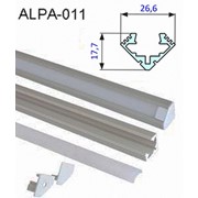 Заглушка пластиковая для профиля Alpa-011