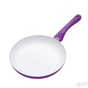 Сковорода керамическая с антипригарным покрытием Colourworks Kitchen Craft 24см фиолетовая (103475) фото