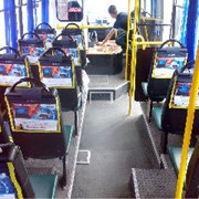 Реклама внутри автобусов, трамваев, троллейбусов фото