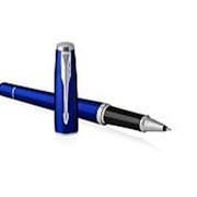 Parker Ручка-роллер Parker Urban Nightsky Blue CT, толщина линии F, хром Цвет корпуса Сине-серебристый фотография