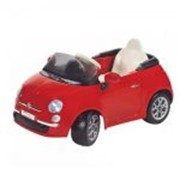 Детский электромобиль. Fiat 500 red