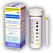 Полоски индикаторные “Уриглюк-1“ для определения глюкозы в моче фото