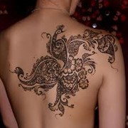 Временные татуировки хной. фото