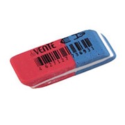 Ластик deVente красно-синий, 42х14х8мм, синтетический каучук фото
