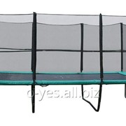 Прямоугольный батут KIDIGO™ 457х305 см. с защитной сеткой + лестница
