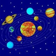 Планеты Солнечной системы. Набор светящихся наклеек. фотография