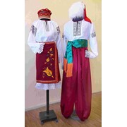 Украинский костюм женский 7800р. Украинский мужской 7000р. (Э-107) фото