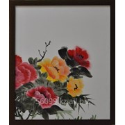Картина “Восточные цветы. Диптих“ 53х63 фотография