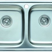 Кухонна подвійна мийка, 780х430 мм