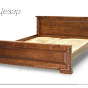 Кровать двуспальная из дуба "Цезарь"