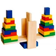 Игрушки деревянные "Весы Пирамида"