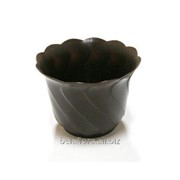 Горшок пластиковый “Тюльпан“ коричневый d8 см фотография