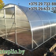 Теплицы из сотового поликарбоната 3х4 м. 20х20 20х40 25х25. Заказывайте Металл - 1 мм. фото