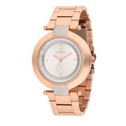 Женские часы ES6386FE.420 на стальном браслете с розовым PVD покрытием с минеральным стеклом