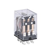 Реле промежуточное JZX-22F(D) 3 конт. с инд. LED 5А 24В DC CHINT 285366 фото