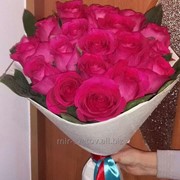Букет розовых роз фотография