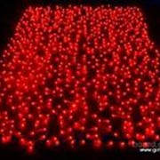 Гирлянда “Световой дождь“ 400 лампочек (Красная) 200х150 см фото