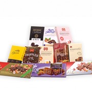 Картонная упаковка для шоколадной продукции фотография