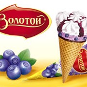 Мороженое плодово-ягодное Золотой йогурт-лесная черника