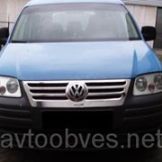 Накладка на решетку Volkswagen CADDY до 2010 (Фольксваген кадди), нерж. (2010>) фото
