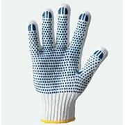 Перчатки рабочие, Х/б перчатка с ПВХ-точкой, Киев фотография