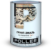 Грунт-эмаль по ржавчине (3 в 1) POLLER