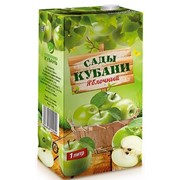 Соки яблочные "Сады Кубани" на экспорт